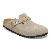 BIRKENSTOCK BOSTON BRAIDED SUEDE<br>BEIGE