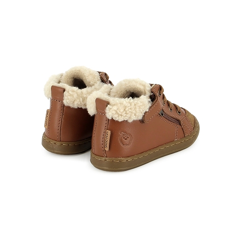 Shoopom marche bouba zip wool marron4025301_4