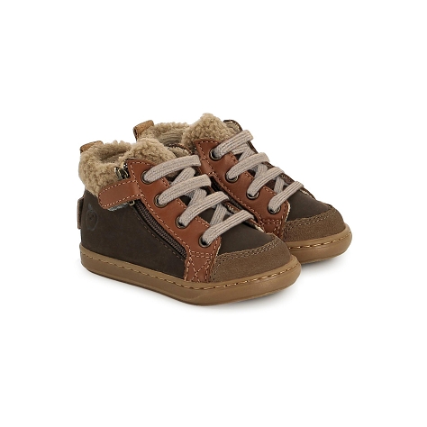 Shoopom marche bouba zip wool marron4025303_2