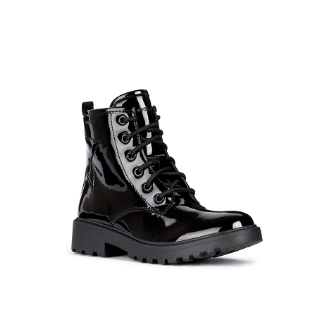 Geox enfant casey vernis j9420g noir