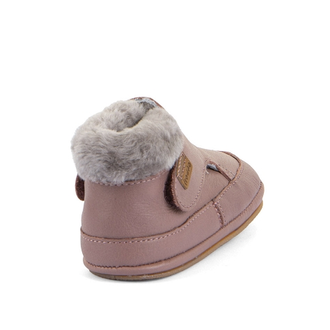 Froddo chaussons barefoot furry walkers rose4037001_4