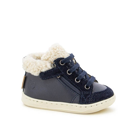 Shoopom parc bouba zip wool marine