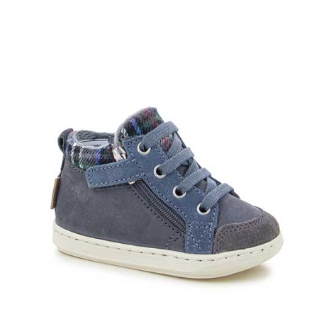 Shoopom parc bouba zip wool bleu