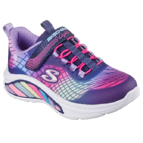 Skechers basket mode 303722l — slights rainbow cruisers violet