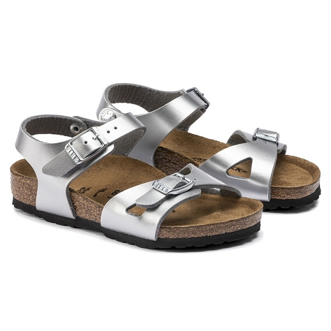 Birkenstock enfant rio electric metallic argent5547002_3