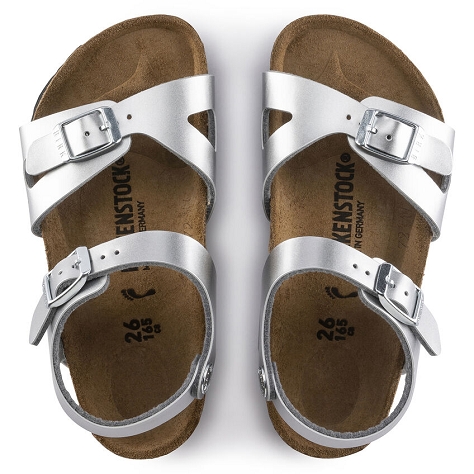 Birkenstock enfant my rio electric metallic yl argent5547002_4