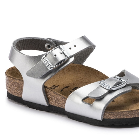 Birkenstock enfant rio electric metallic argent5547002_5