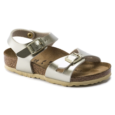 Birkenstock enfant my rio electric metallic yl jaune