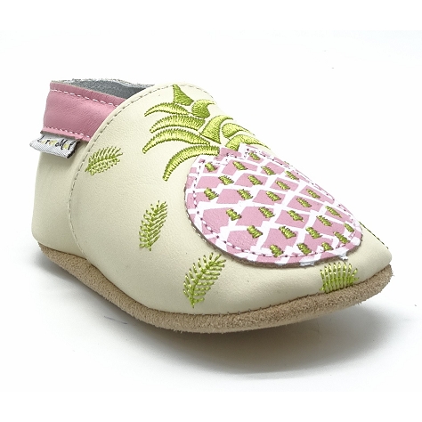 Lait et miel chaussons ananas blanc5565101_2