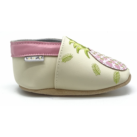 Lait et miel chaussons ananas blanc5565101_3