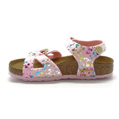 Birkenstock enfant rio microfibre confetti rose5578503_3