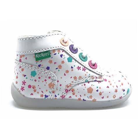 Kickers marche bonzip2 blanc5613401_2