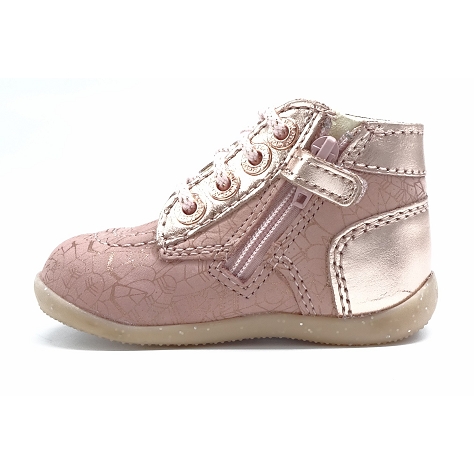 Kickers marche bonzip2 rose5613402_3