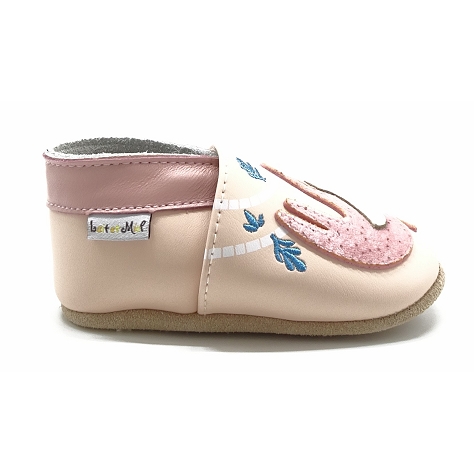 Lait et miel chaussons paresseux rose5617901_3