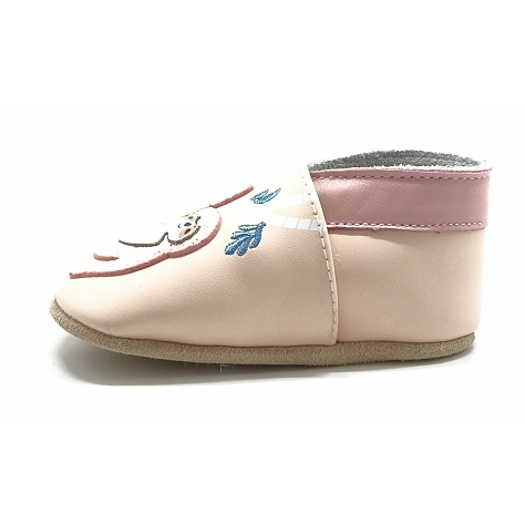 Lait et miel chaussons paresseux rose5617901_4