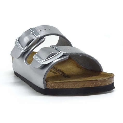 Birkenstock enfant arizona bf electric argent