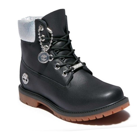 Timberland femme 6in heritage boot cupsole noir