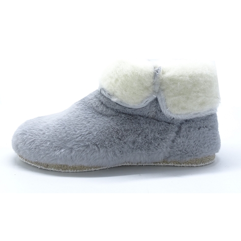 Chausse mouton chaussons clemence gris5639201_3