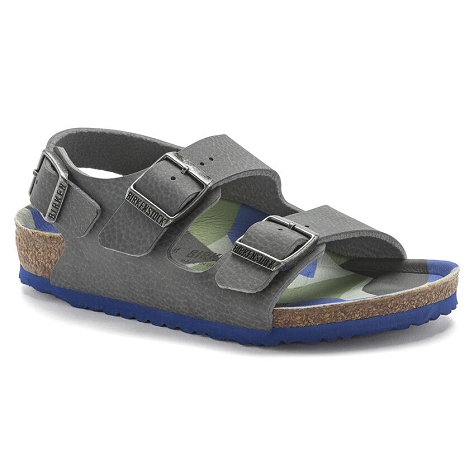 Birkenstock enfant milano kids gris