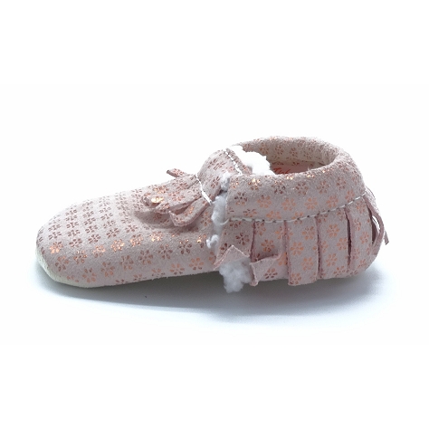 Tichoups chaussons rose a fleur uni5673001_4