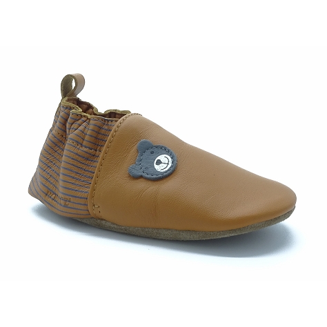 Robeez chaussons doubear marron