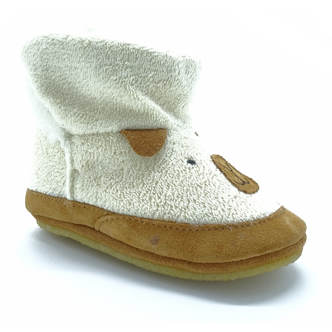 Robeez chaussons rob furr beige