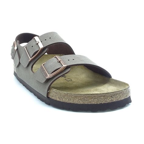 Birkenstock homme milano bs marron