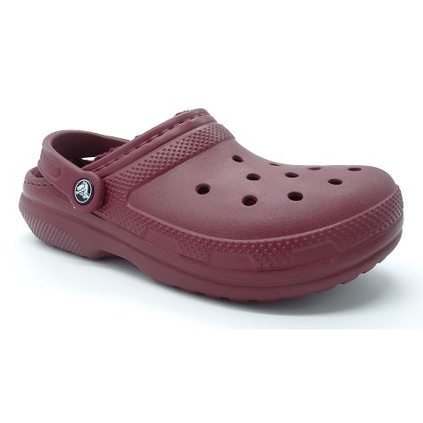 Crocs mixte h f my classic lined clod yl bordeaux