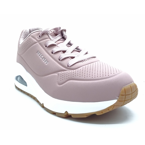 Skechers femme uno stand on air rose