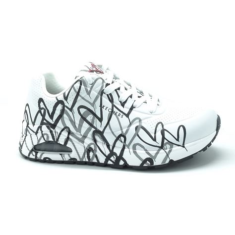 Skechers femme my uno spread love yl blanc7543001_2