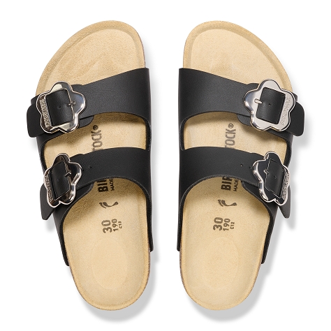 Birkenstock enfant my arizona  flower kids yl noir7580902_3