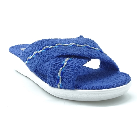 Maison de lespadrille chaussons 2415 bleu