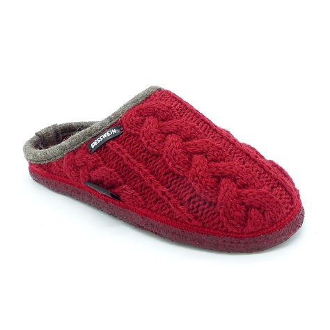 Giesswein chaussons neudau rouge