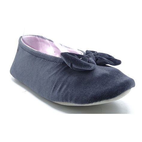 Isotoner chaussons 95991 gris