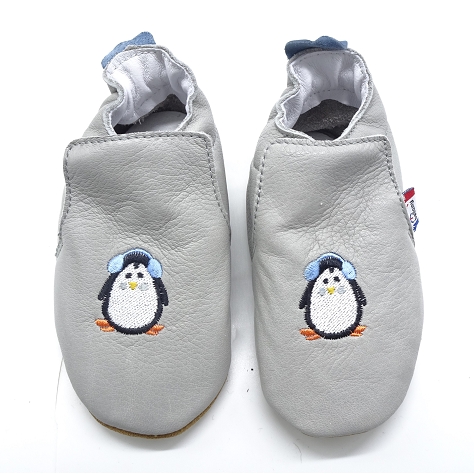 Bellamy chaussons pingouin gris8666201_2