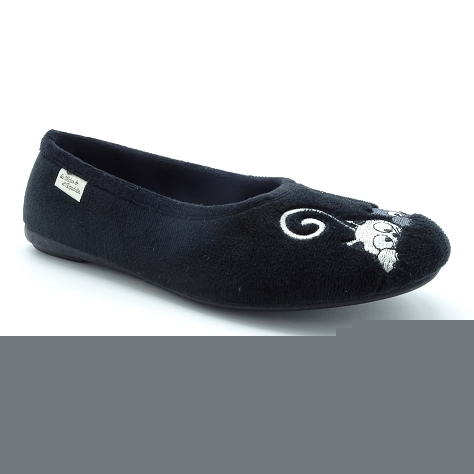 Maison de lespadrille chaussons 6046 noir