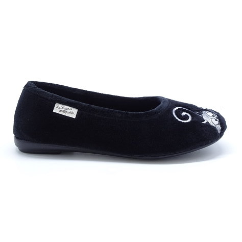 Maison de lespadrille chaussons 6046 noir8669201_2