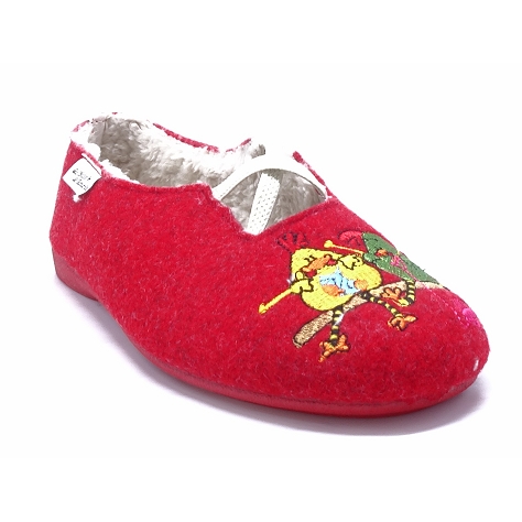 Maison de lespadrille chaussons 6008 rouge