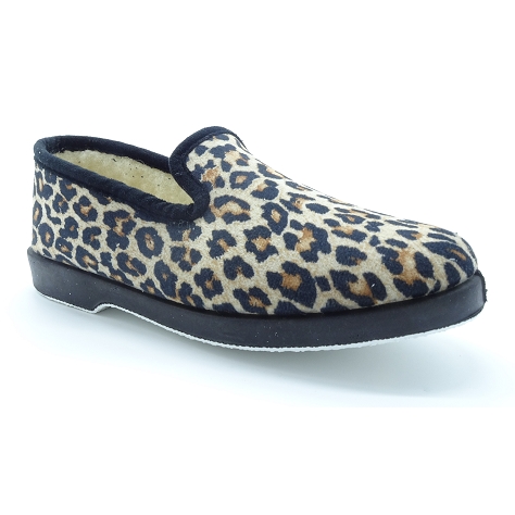 Maison de lespadrille chaussons 7661 leopard