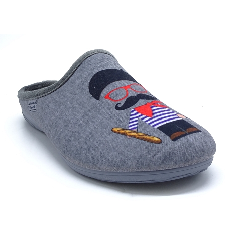 Maison de lespadrille chaussons 6743 gris