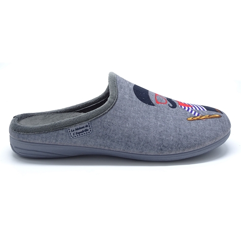 Maison de lespadrille chaussons 6743 gris8672501_2