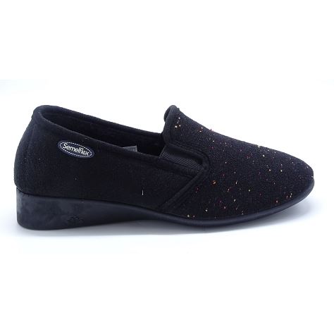 Semelflex chaussons marie carmen noir8677501_2