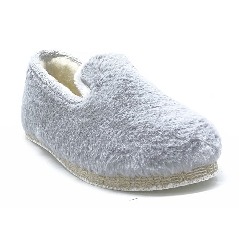 Chausse mouton chaussons douceur gris