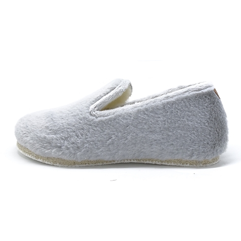 Chausse mouton chaussons douceur gris8678501_3