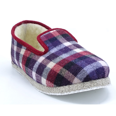 Chausse mouton chaussons my douglas yl bordeaux