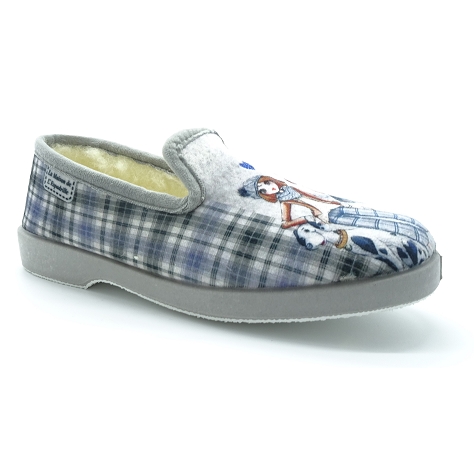 Maison de lespadrille chaussons 7650 gris