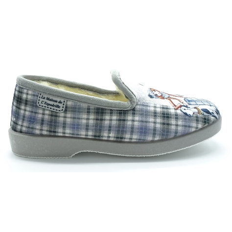 Maison de lespadrille chaussons 7650 gris8724401_2