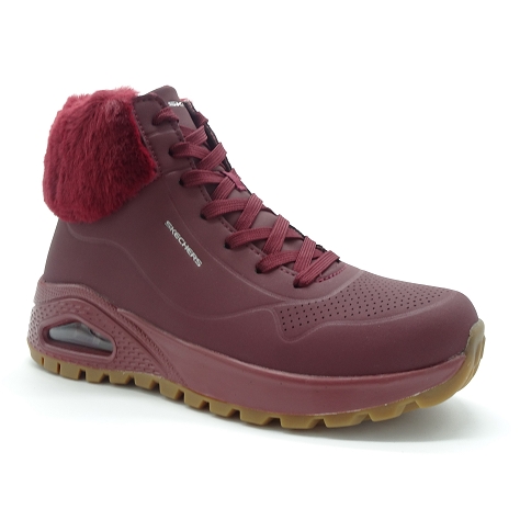 Skechers femme uno rugged fall air rouge