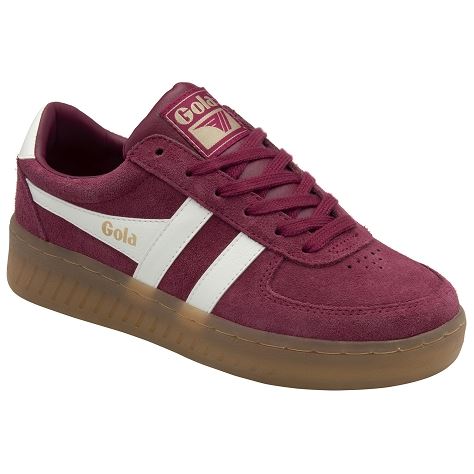 Gola femme grandslam suede cla589 rouge