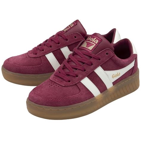 Gola femme grandslam suede cla589 rouge8757202_3